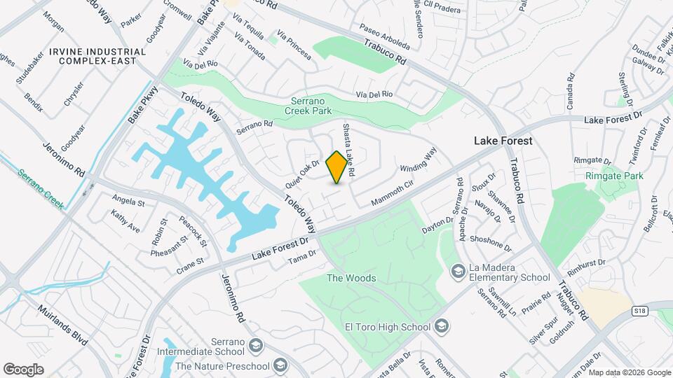 21926 Lakeland Ave Map and Location Details