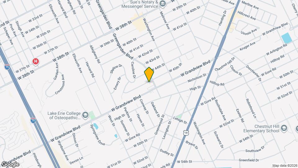 1723 W 45th St Map and Location Details