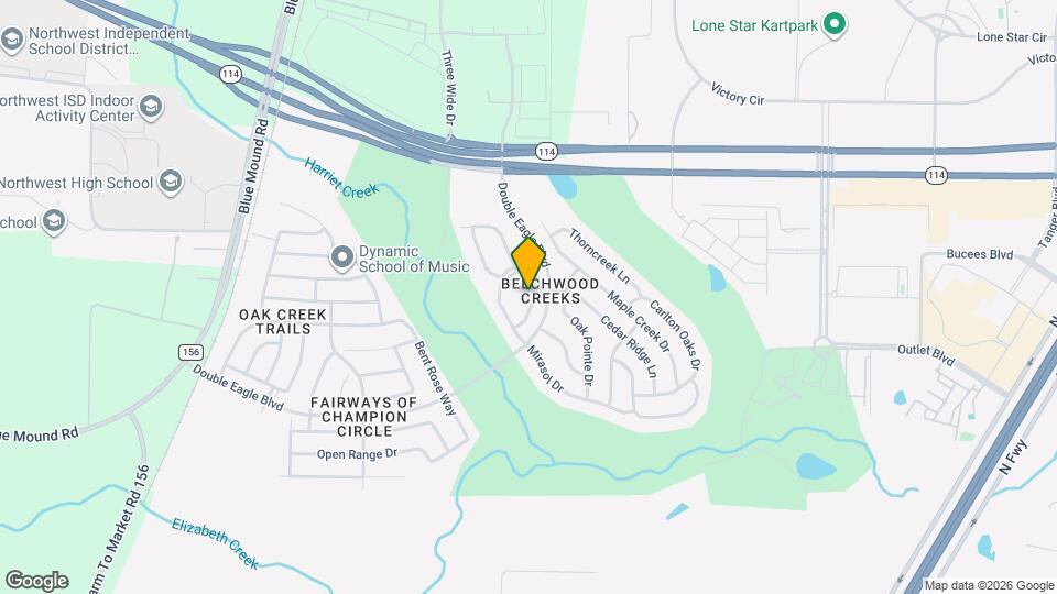 15833 Coyote Hill Dr Map and Location Details