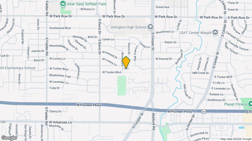 1013 W Tucker Blvd Map and Location Details