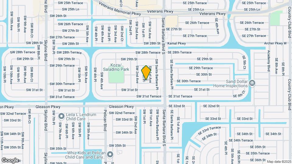 3013 SW 1st Pl Map and Location Details