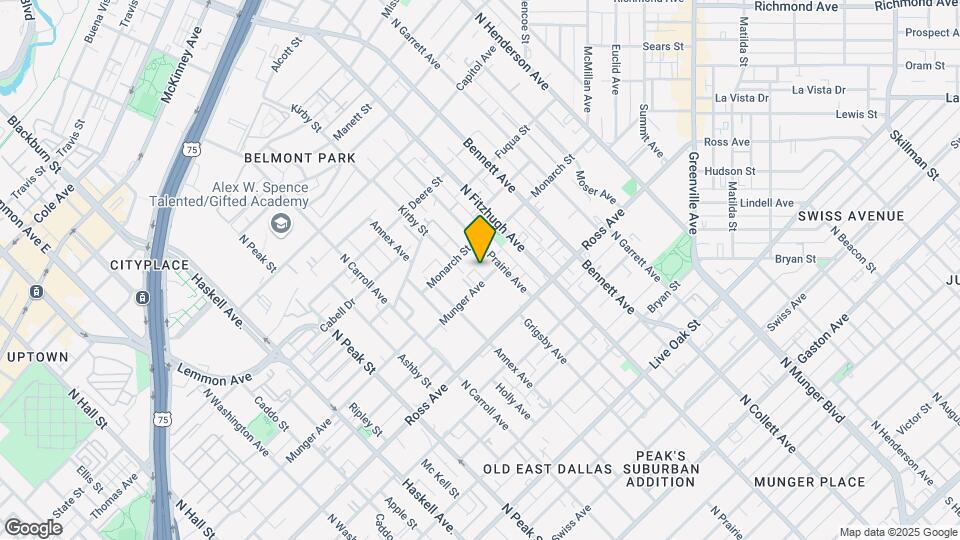4703 Munger Ave Mapa y Detalles de la Ubicación
