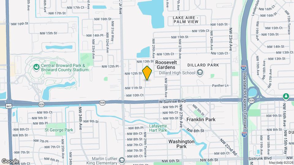 2941 NW 11th Ct Map and Location Details