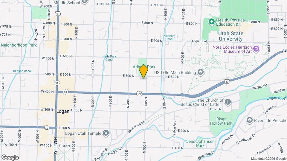 479 N 500 E Map and Location Details