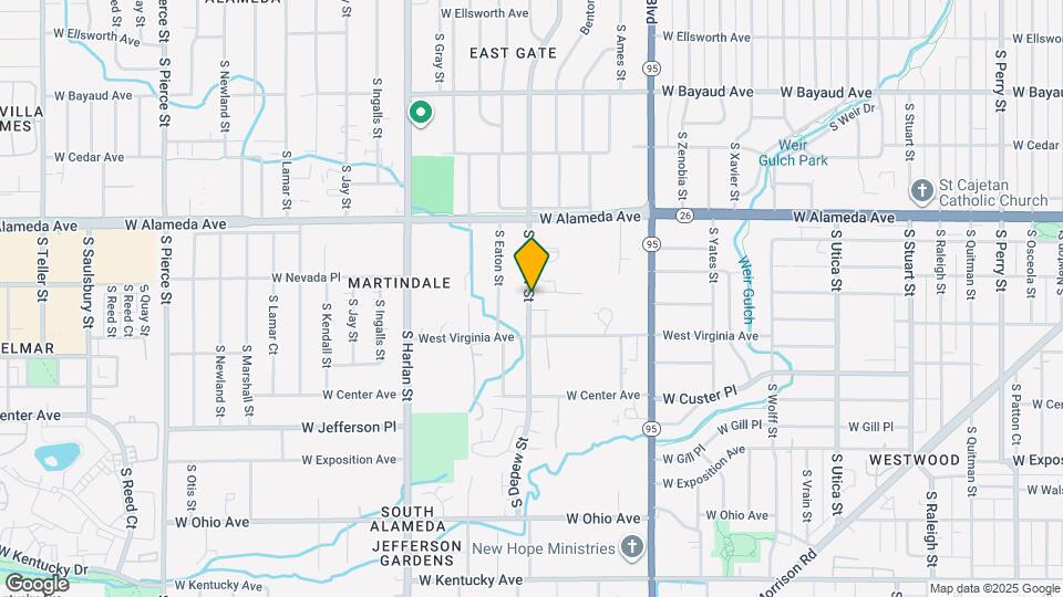 420 S Depew St Map and Location Details