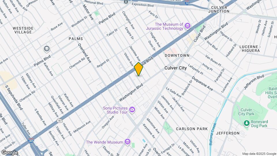 3844 Goldwyn Terrace Map and Location Details