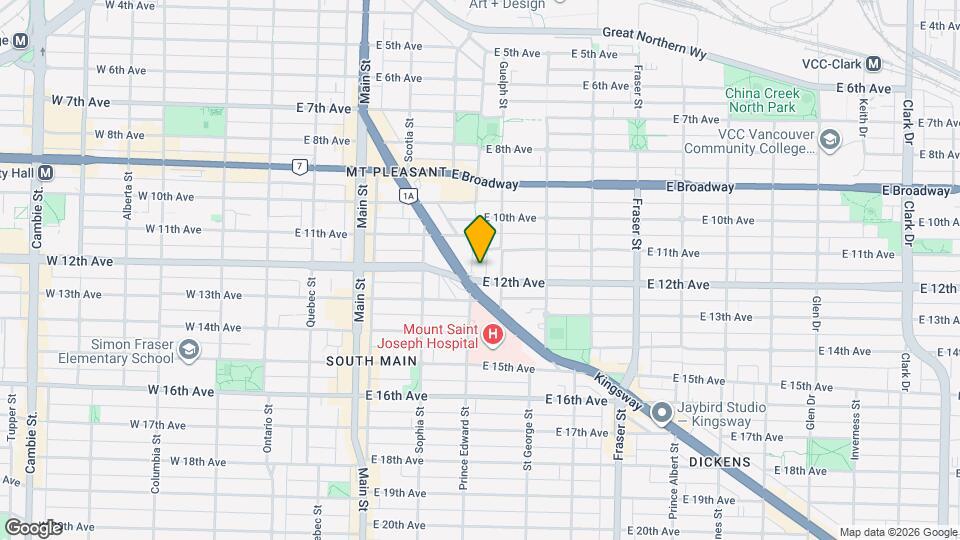 2792 Prince Edward St Map and Location Details