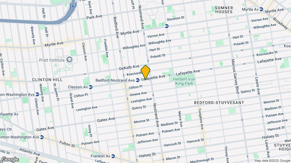 568 Lafayette Ave-Unit -4B Map and Location Details