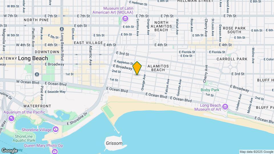 1124 E 2nd St Mapa y Detalles de la Ubicación
