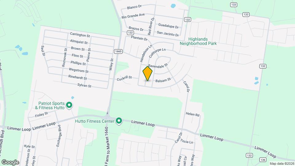 104 Colthorpe Ln Map and Location Details