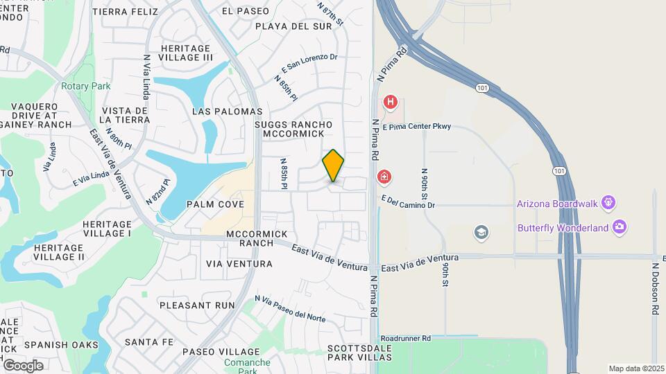 8653 E Royal Palm Rd Map and Location Details