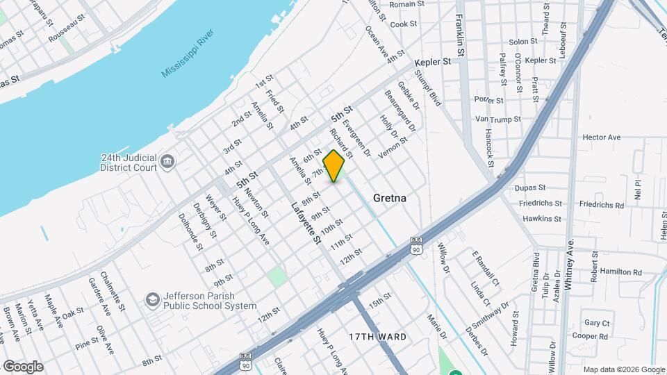 806 Fried St Map and Location Details