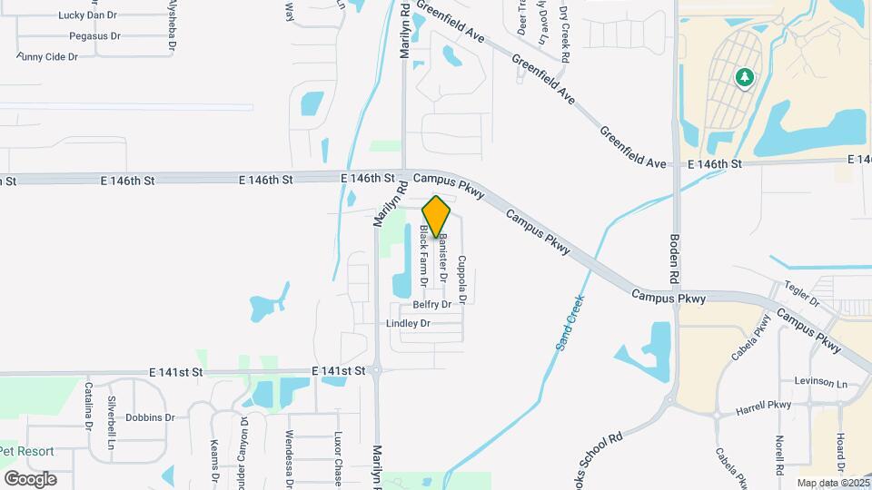 14407 Banister Dr Mapa y Detalles de la Ubicación