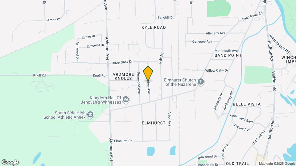 5308 Gardenview Ave Map and Location Details