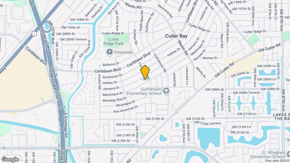 9851 Martinique Dr Map and Location Details