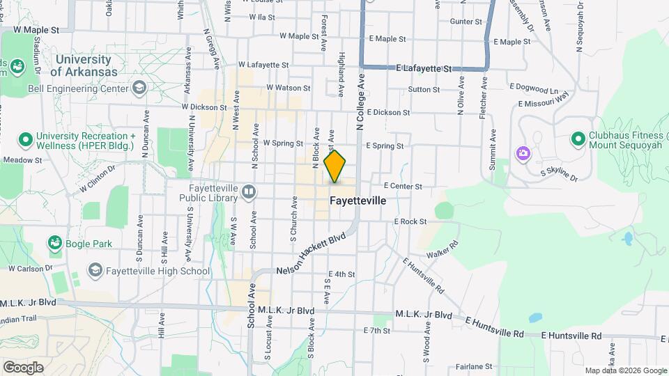 21 E Center St Map and Location Details