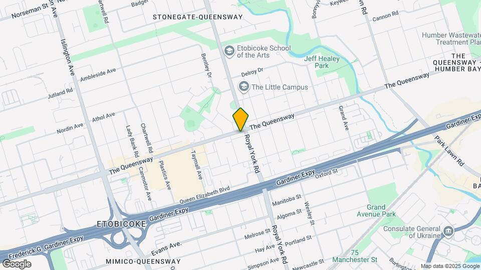 739 The Queensway Map and Location Details