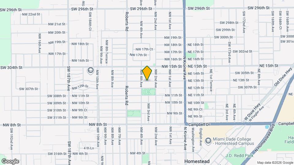 320 NW 13th Ct Map and Location Details