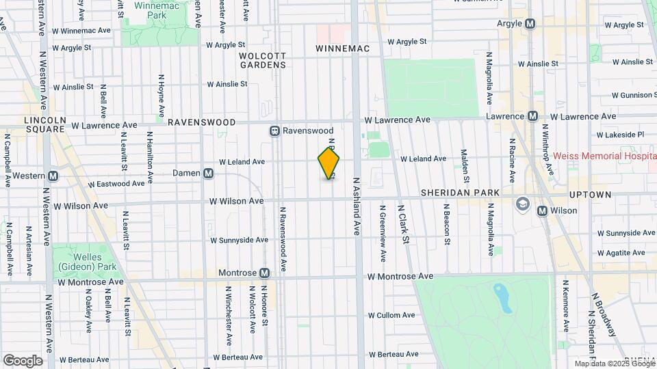 4618 N Paulina St, Unit 202 Map and Location Details