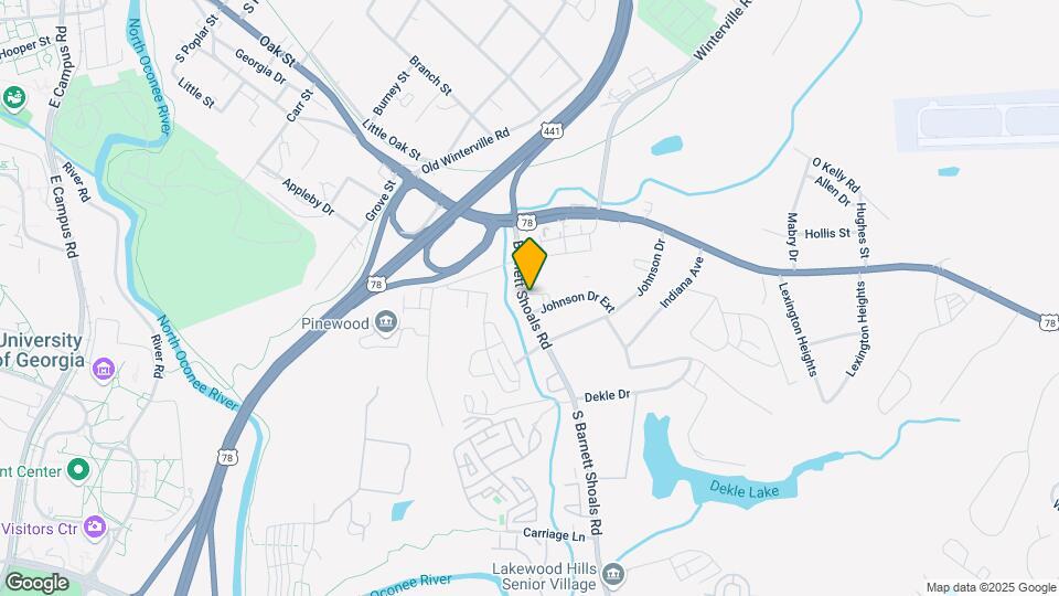 175 S Barnett Shoals Rd Map and Location Details