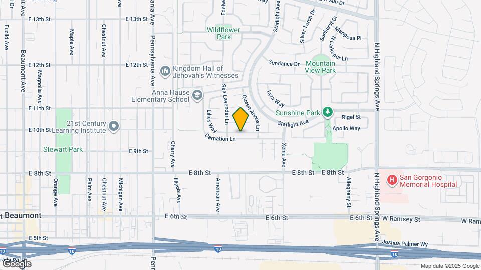 1427 Freesia Way Map and Location Details