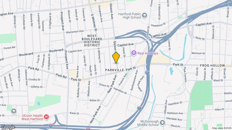 29 Sisson Ave Map and Location Details