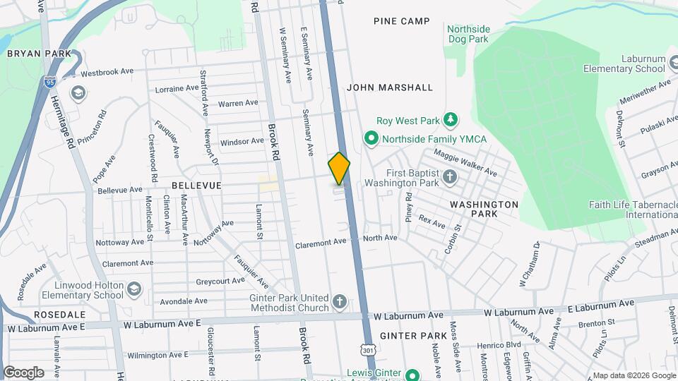 3916 Chamberlayne Ave, Unit 5 Map and Location Details