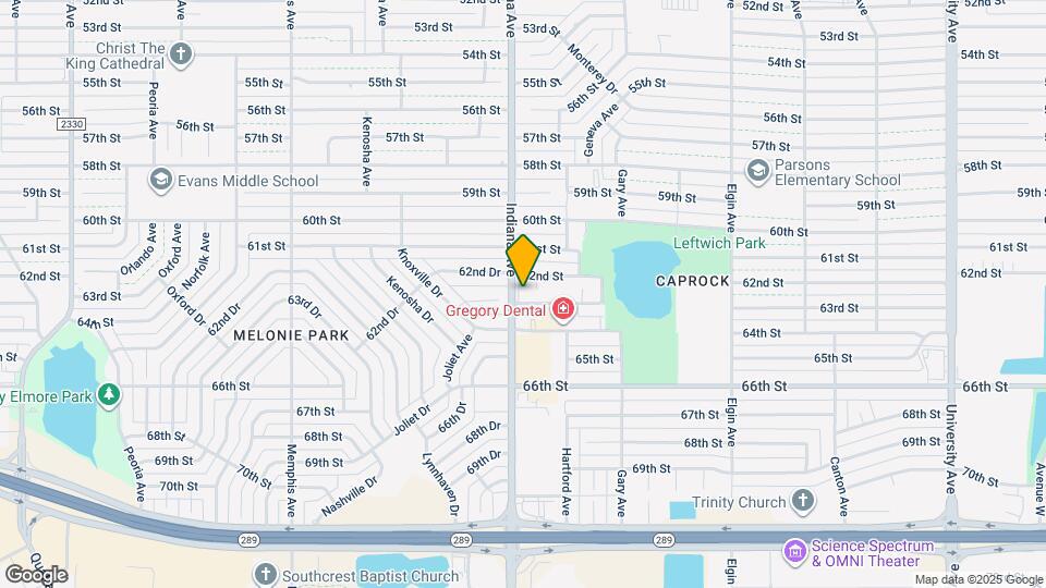 6215 Indiana Ave Map and Location Details