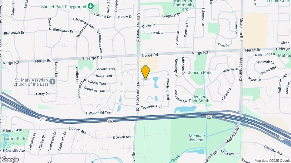 907 Cross Creek Dr N Map and Location Details