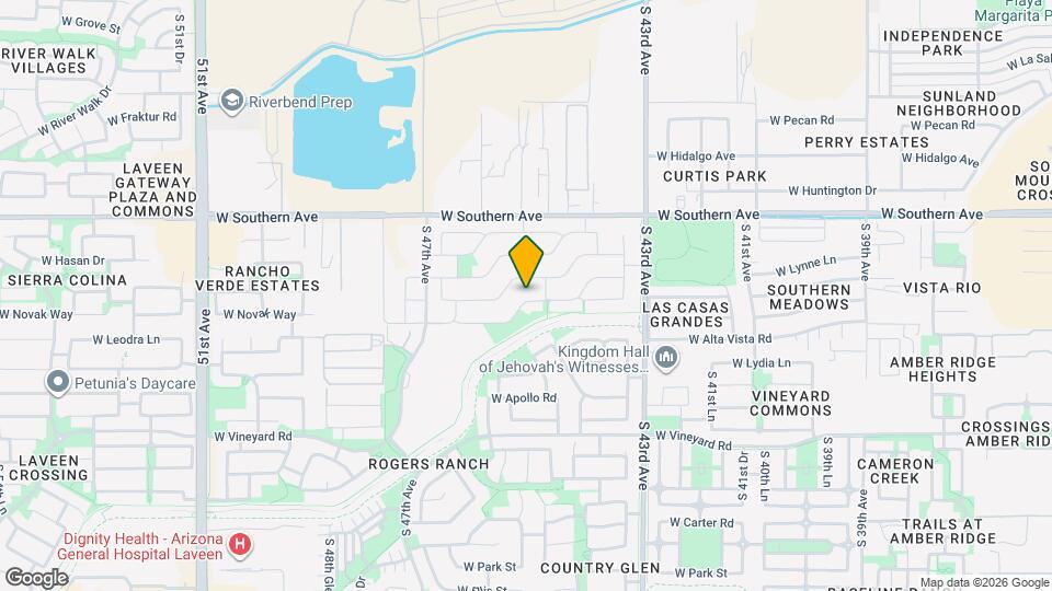 4508 W Burgess Ln Map and Location Details