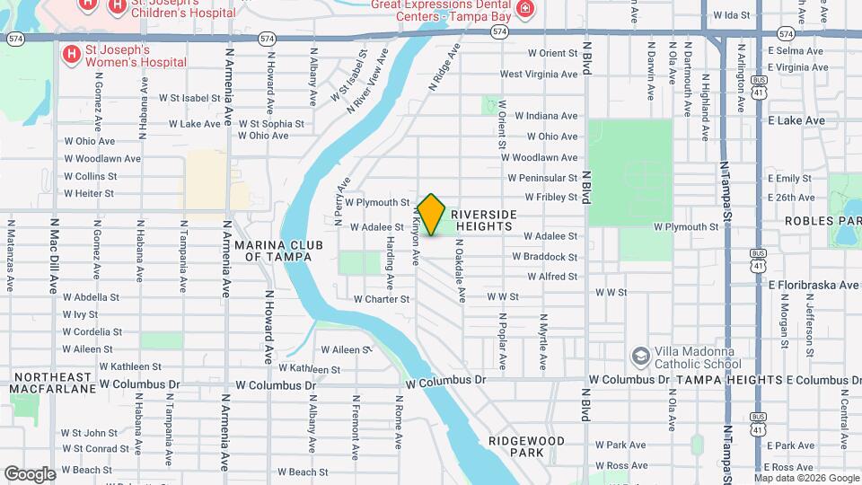 1012 W Adalee St Map and Location Details