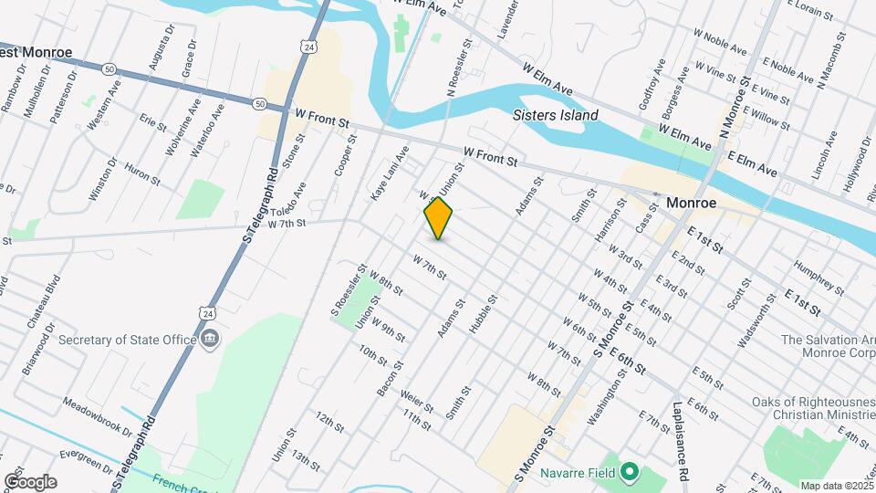 701 W 6th St Map and Location Details