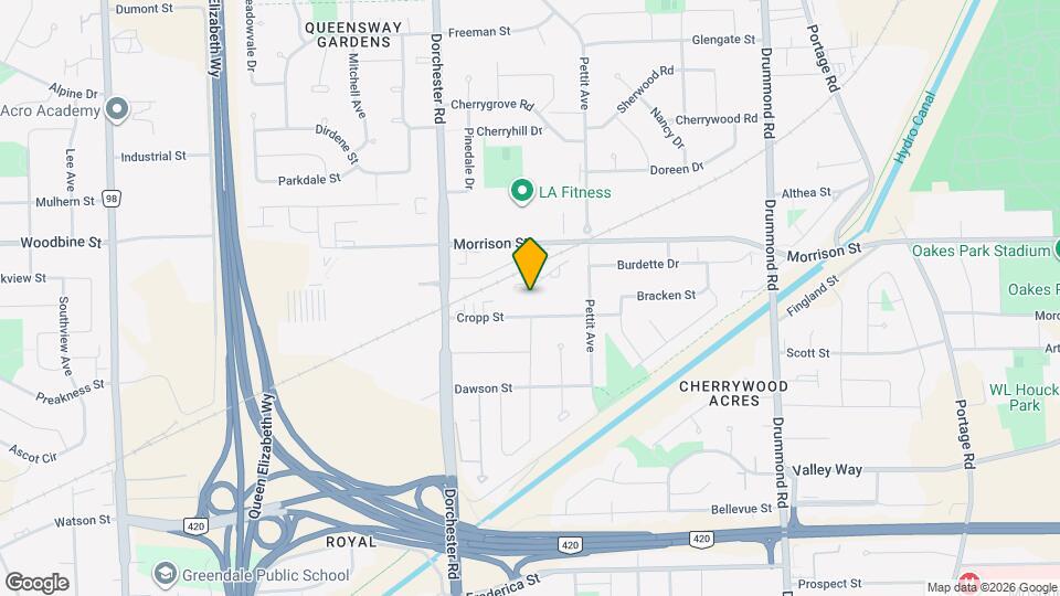 6705 Cropp St Map and Location Details