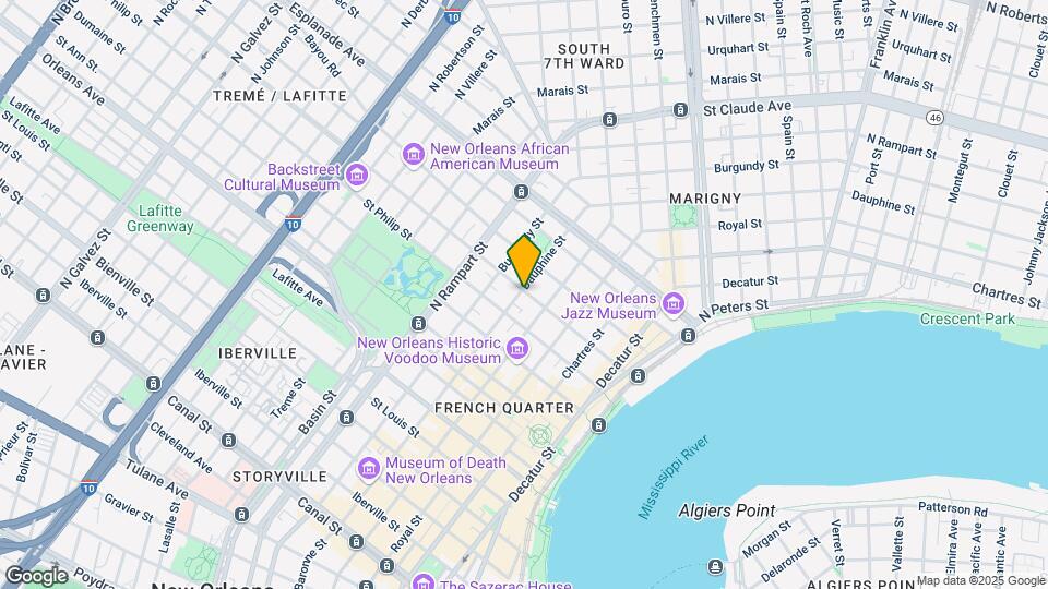 840 Ursulines Ave Map and Location Details