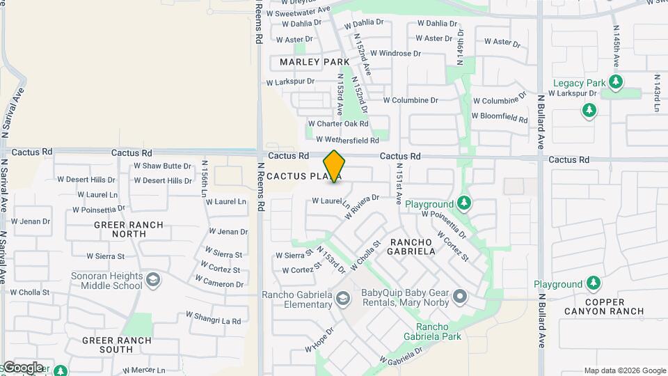 15289 W Desert Hills Dr Map and Location Details