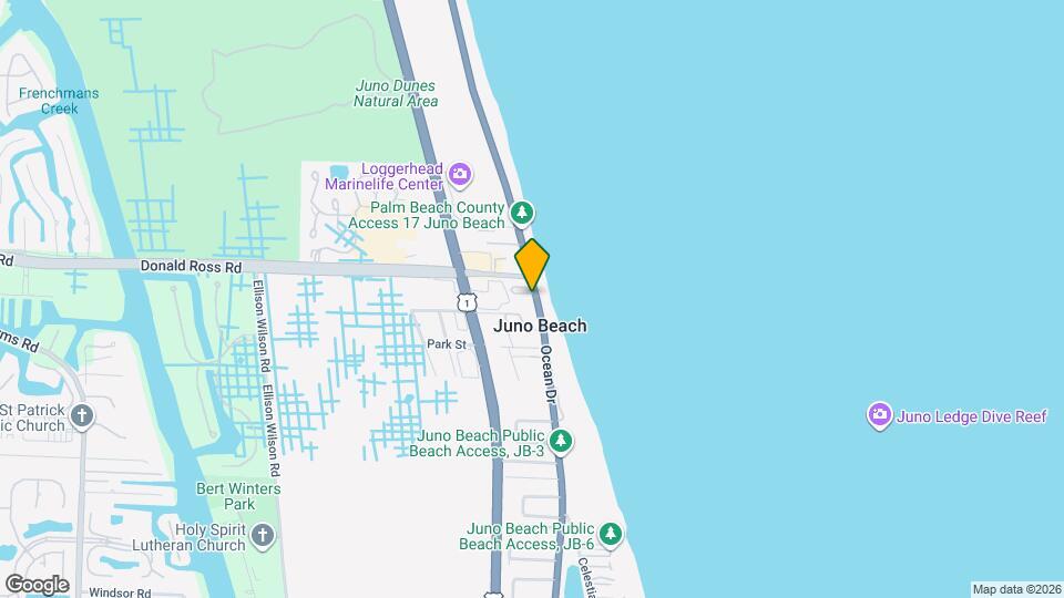 941 Ocean Dr Map and Location Details