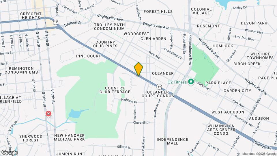 2702 Oleander Dr Map and Location Details