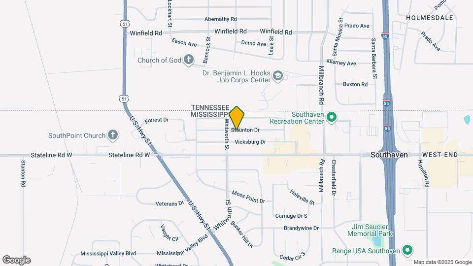 1455 Staunton Dr Map and Location Details