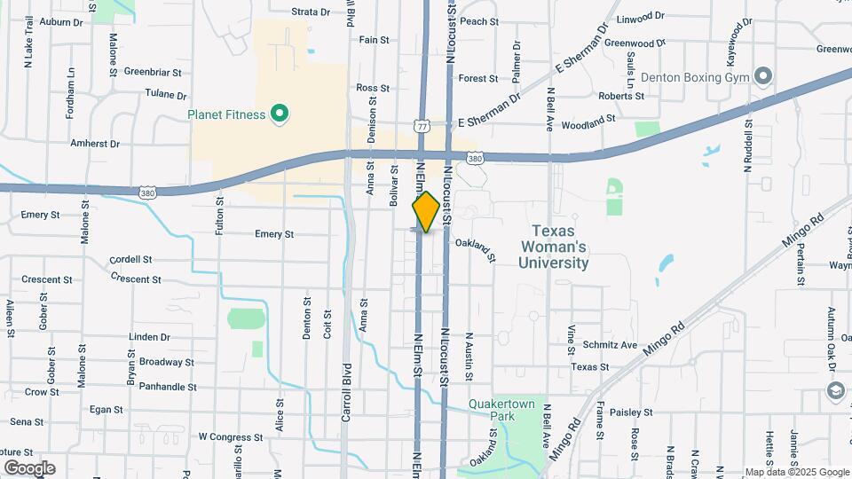 1512 N Elm St Map and Location Details