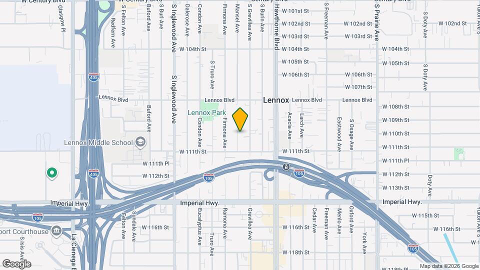 11008 Mansel Ave, Unit 11008 Mansel Ave  Inglewo Map and Location Details