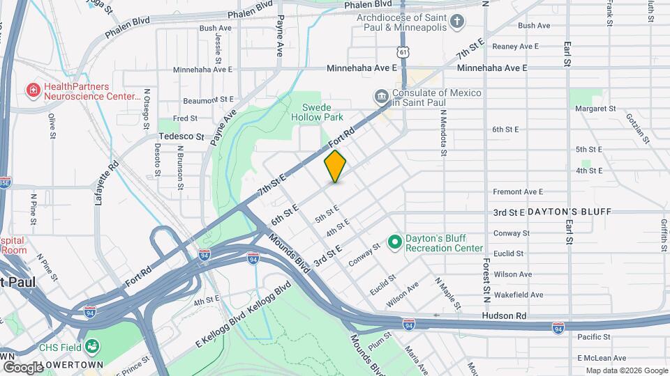 718 6th St E, Unit #1 lower Mapa y Detalles de la Ubicación