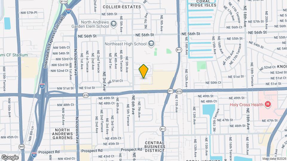 5192 NE 6th Ave, Unit 820 Map and Location Details