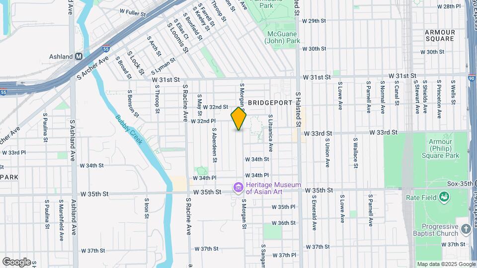 3262 S Morgan St Map and Location Details