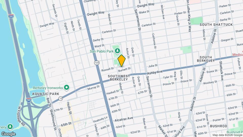 1316 Russell St Map and Location Details