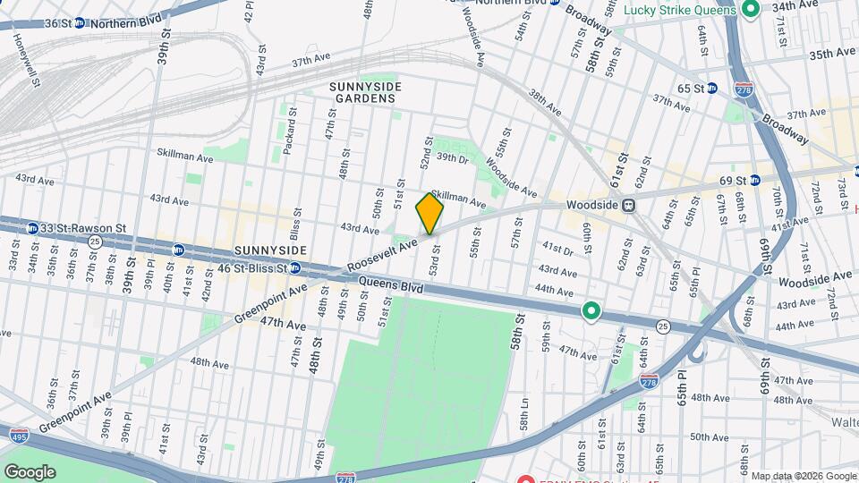52-12 Roosevelt Ave Mapa y Detalles de la Ubicación