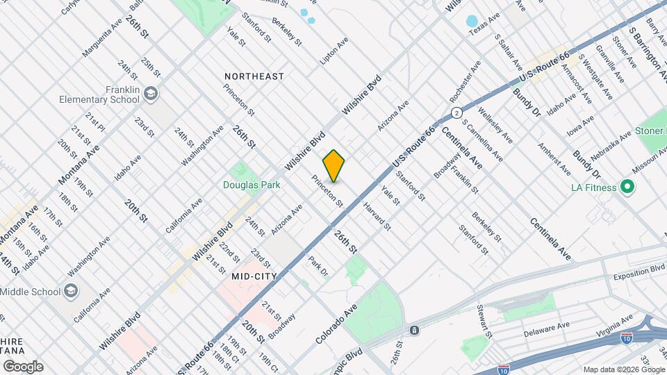 1323 Princeton St Map and Location Details