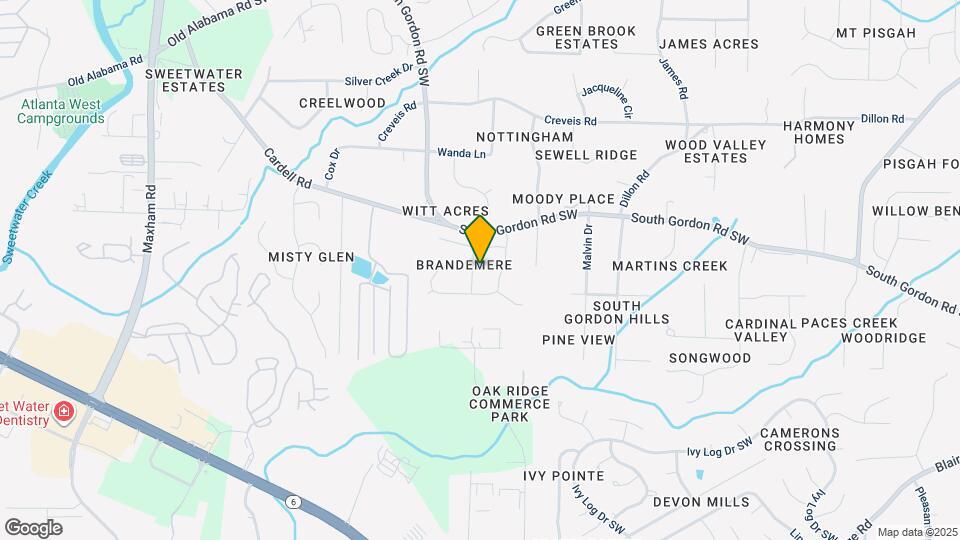 6563 Brandemere Way Map and Location Details