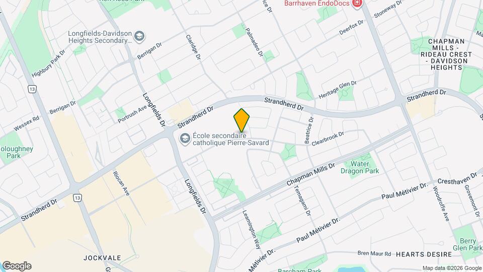 601 Clearbrook Dr Map and Location Details