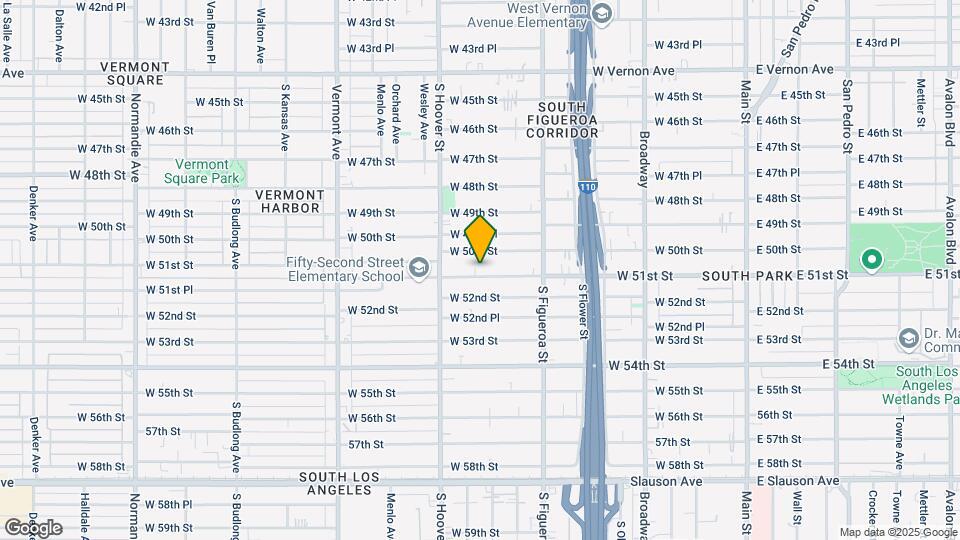 635 W 51st St, Unit three quarters Map and Location Details