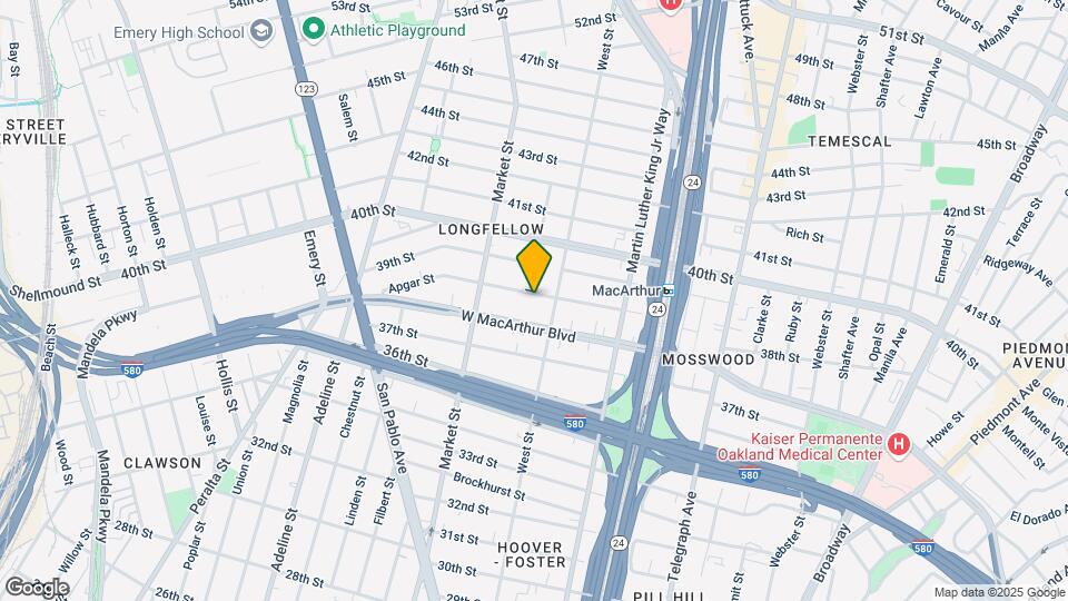 823 Apgar St Map and Location Details
